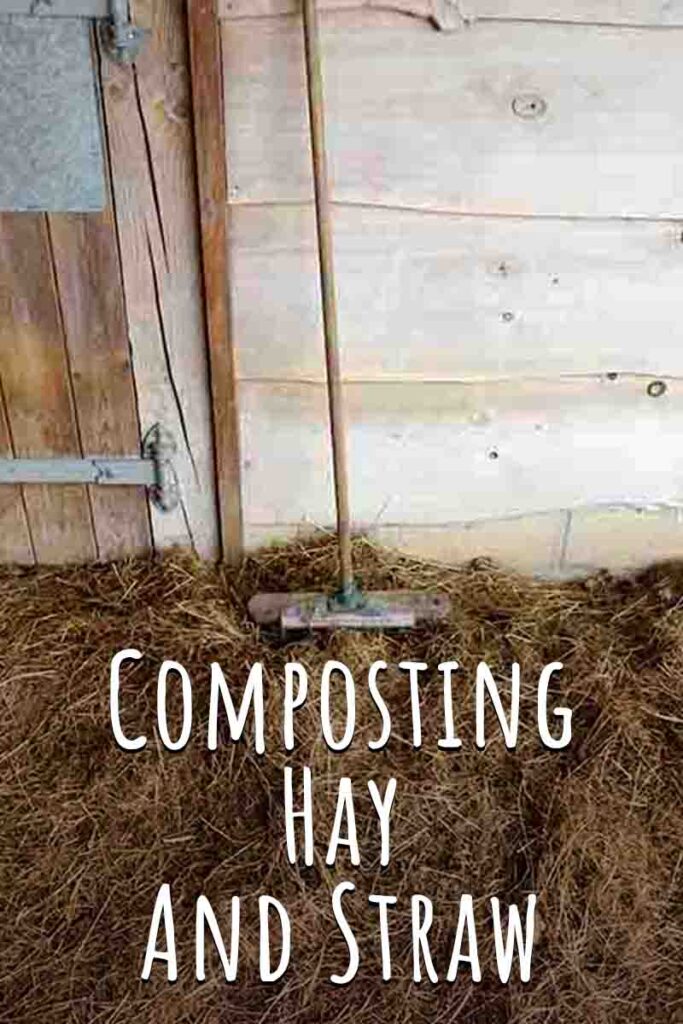 composting hay and straw