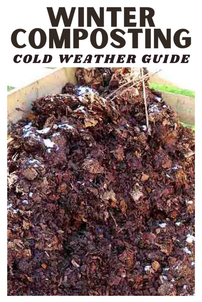winter compost pile