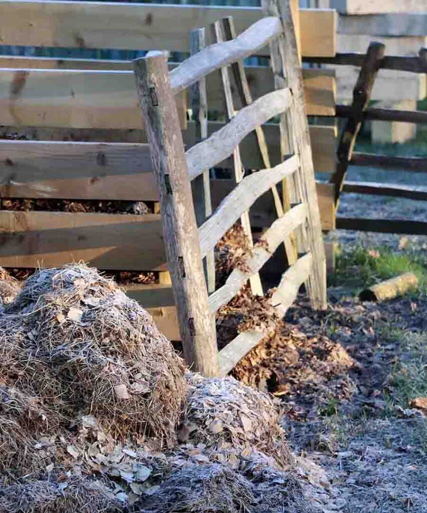 where to locate a compost pile