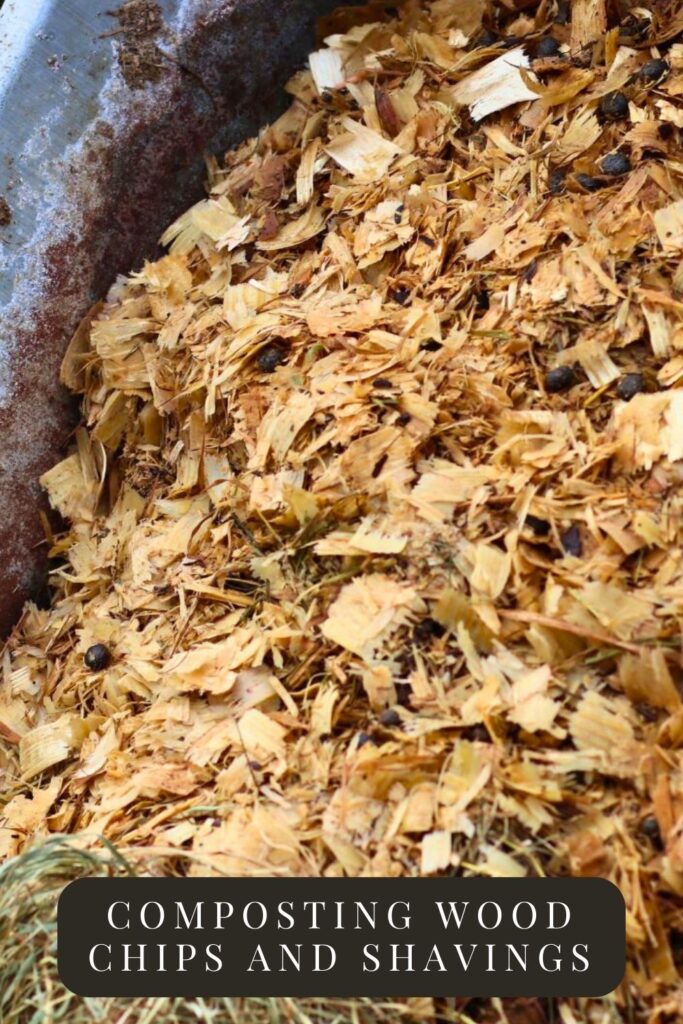 composting wood chips and shavings
